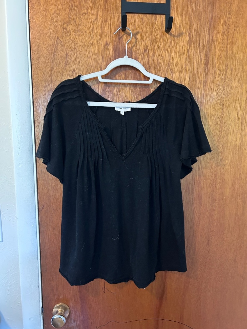 Bohme oversized black short sleeve shirt